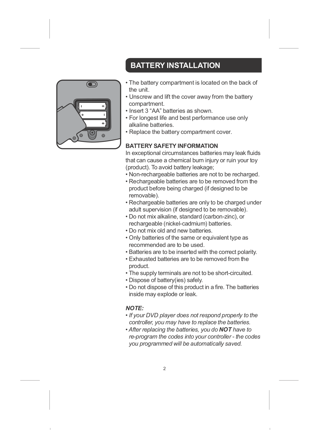 PDF manual for Polaroid Portable DVD Player PDV-0700